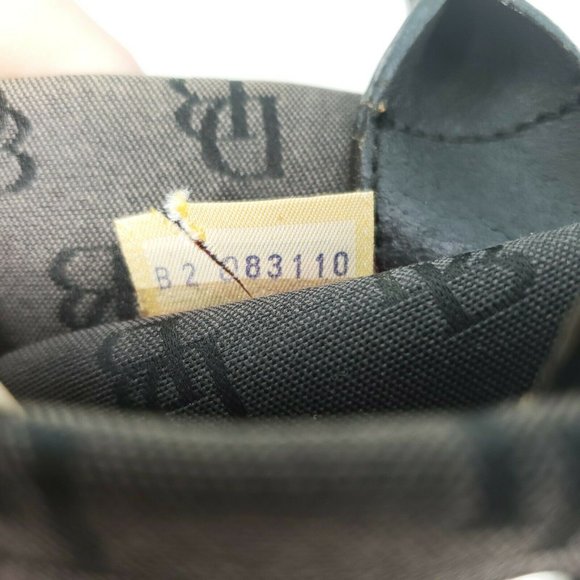 Vtg Dooney & Bourke Womens Black Signature Print Canvas Double Handles Tote Bag - Picture 8 of 15